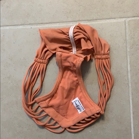 Luli Fama Coral Small/X Small Triangle Bikini - Picture 4 of 4